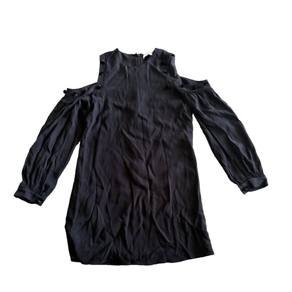 ALEXIS Claudette Dress Womens Mini black cold shoulder size xs - Picture 3 of 7